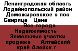 Ленинградская область Лодейнопольский район Доможировское с/пос Свирица › Цена ­ 1 700 000 - Все города Недвижимость » Земельные участки продажа   . Алтайский край,Алейск г.